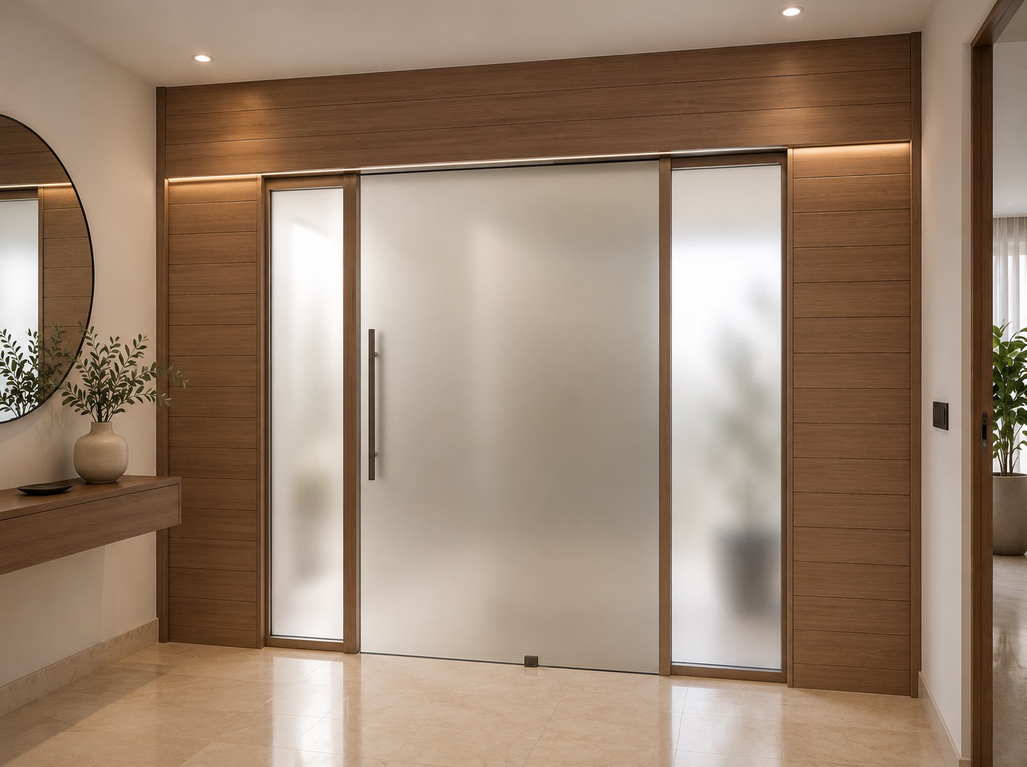 Portes corredisses de vidre
